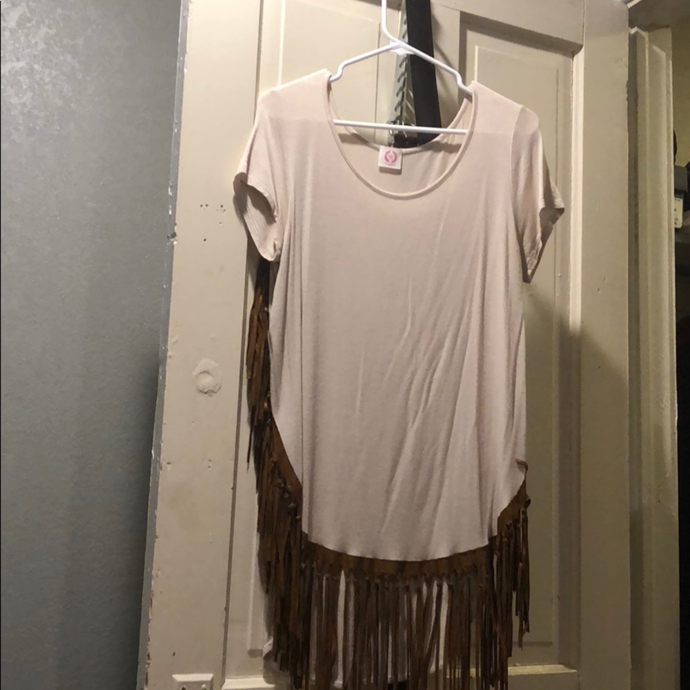 Fringe blouse